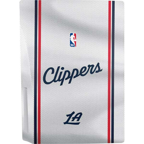 NBA Los Angeles Clippers Team Jersey PS5 Console Skin